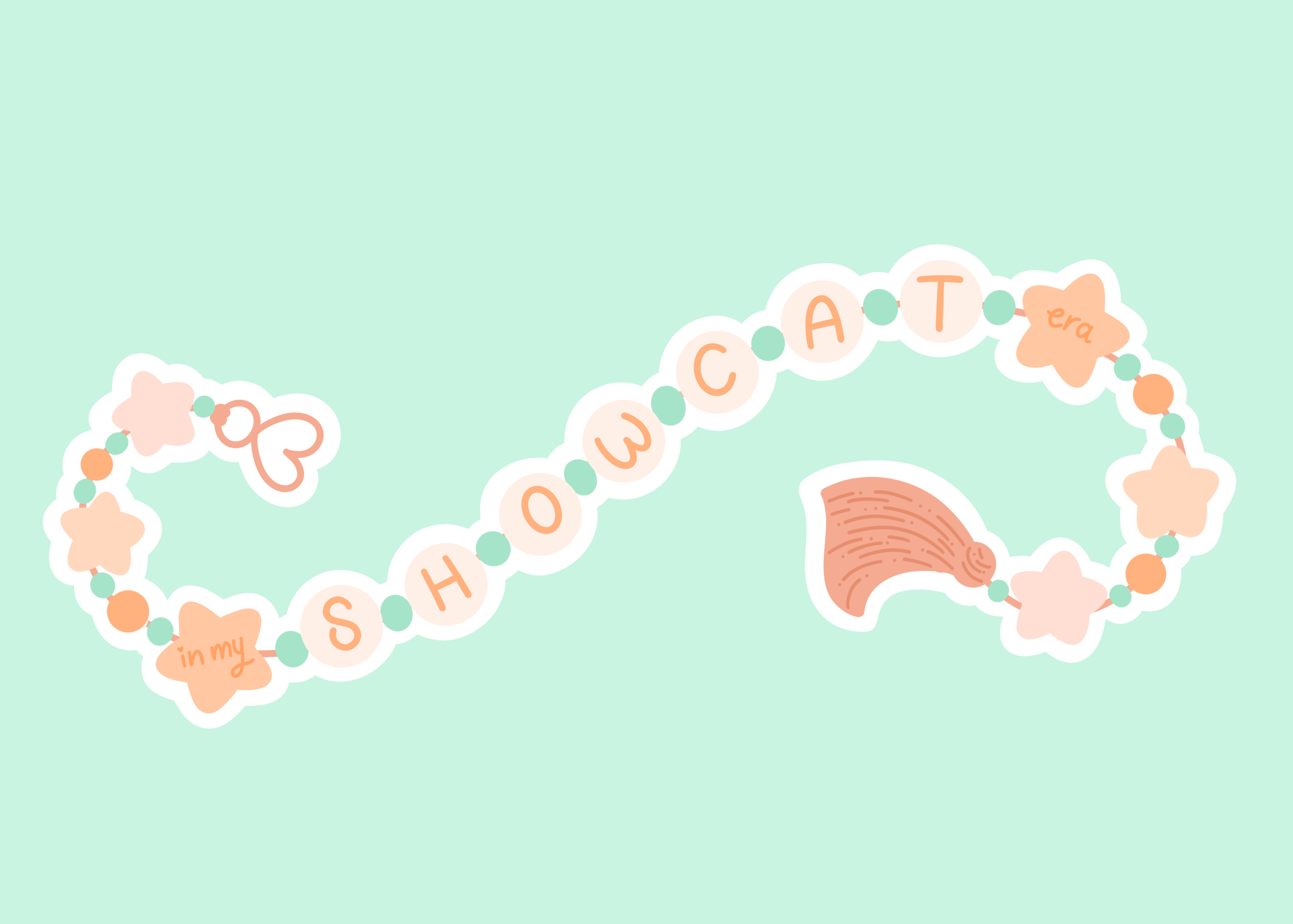 In My Showcat Era - art print