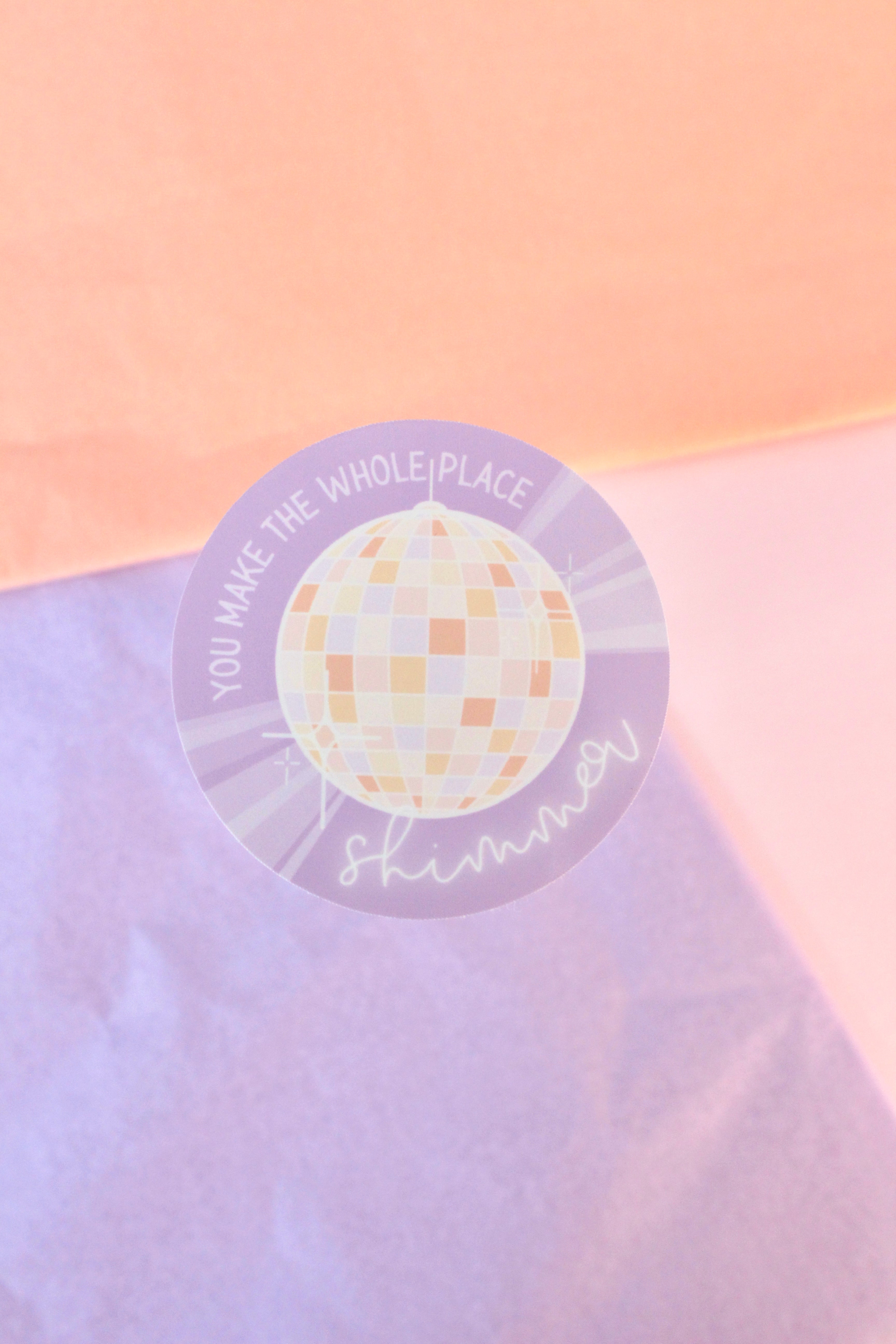 Shimmer Vinyl Sticker