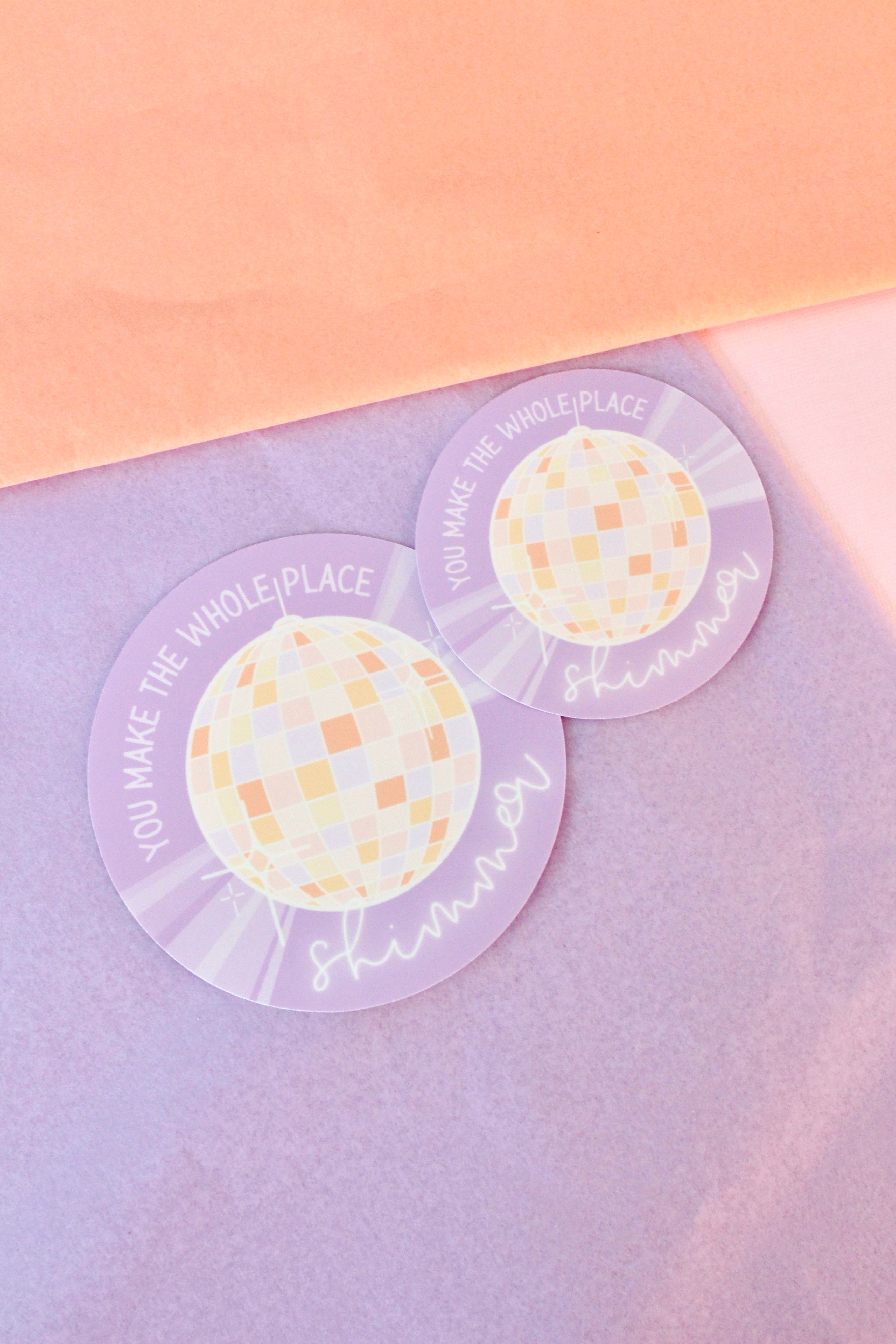 Shimmer Vinyl Sticker