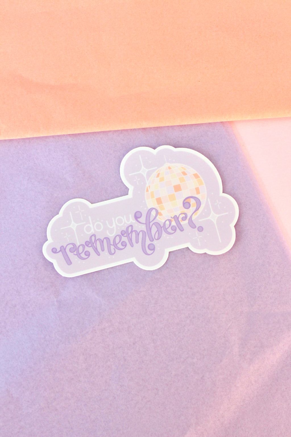 Do You Remember Vinyl Sticker