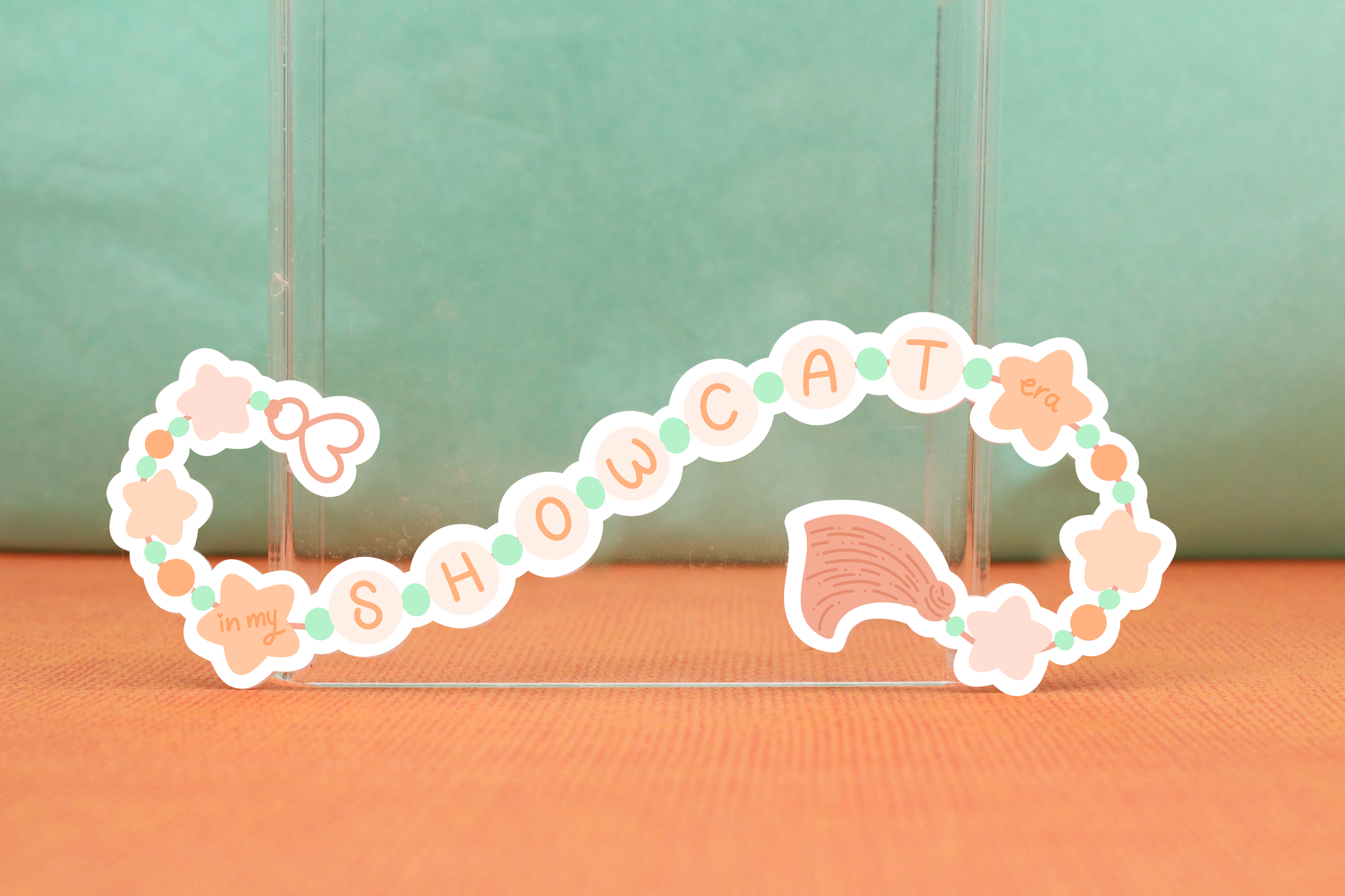 In My Showcat Era bracelet - vinyl sticker